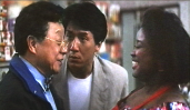 With Jackie Chan on the set of Rumble in the Bronx in the market