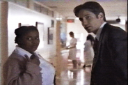 X-Files in the hallway with David Duchovny